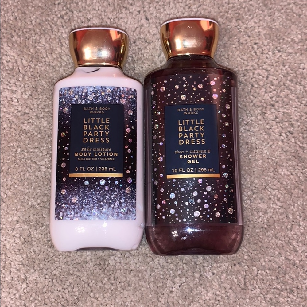 Bath and body works shower gel and lotion